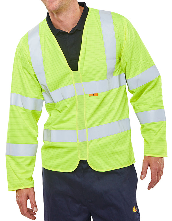 Beeswift Fire Retardant Hi-Vis Jerkin