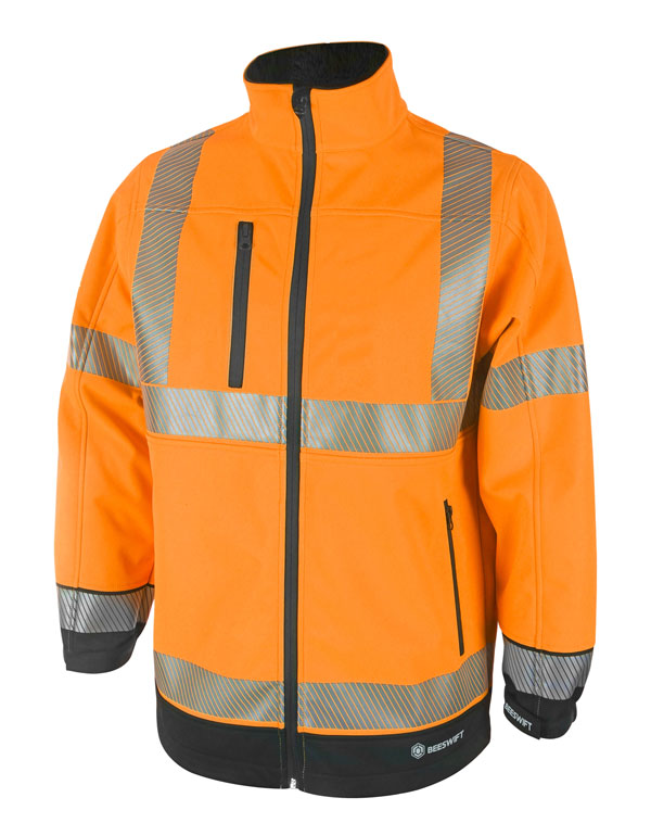 Beeswift Deltic Hi-Vis Two-Tone Soft Shell Jacket
