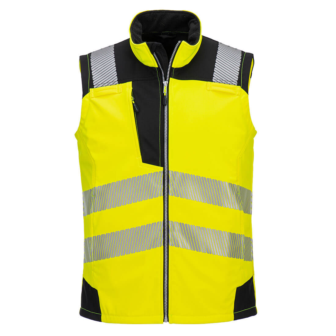 PW3 High Visibility Softshell Gillet