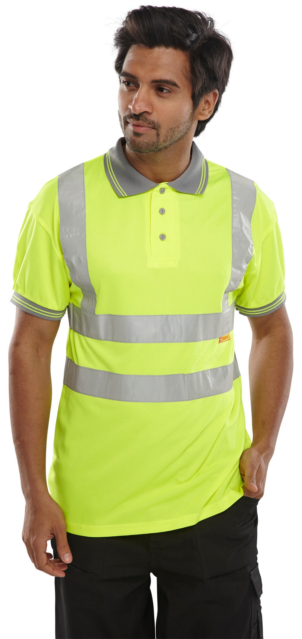 Beeswift Short Sleeve Hi-Vis Polo Shirt