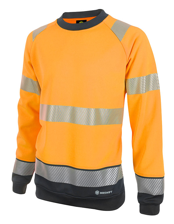 Beeswift Deltic Hi-Vis Two-Tone Sweatshirt