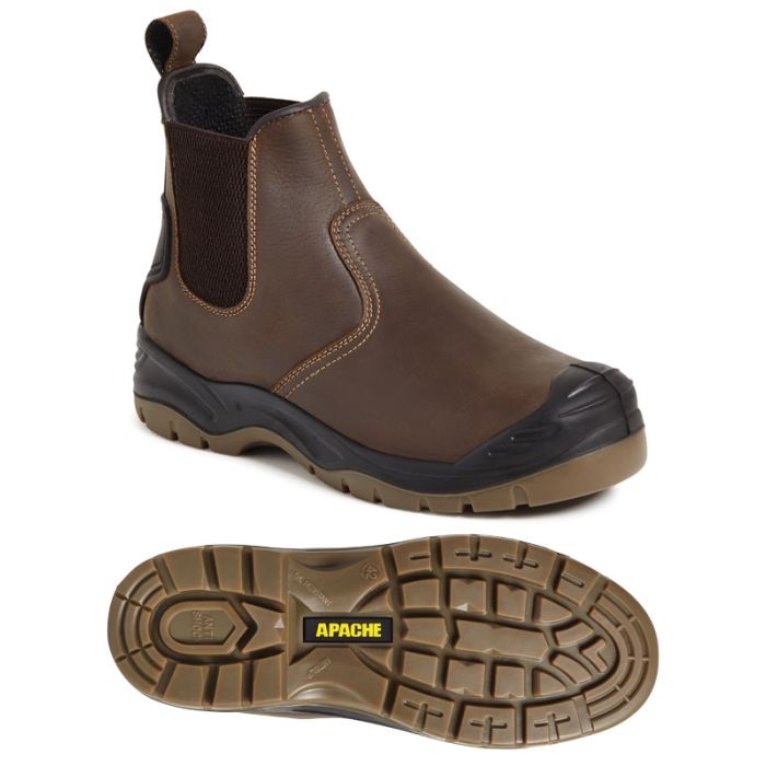 Brown Safety Dealer Boot