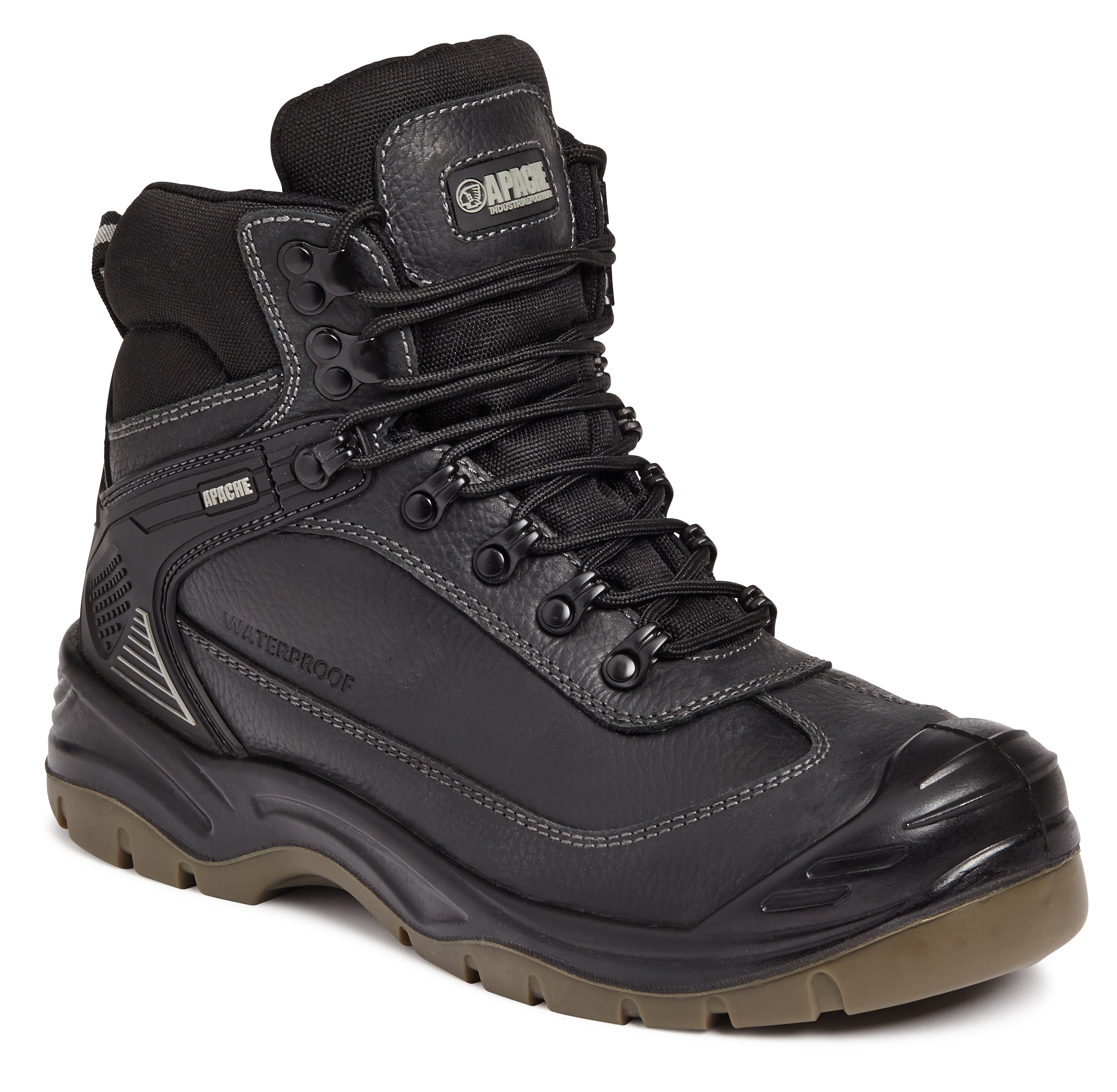 Apache Ranger Black Waterproof Safety Hiker